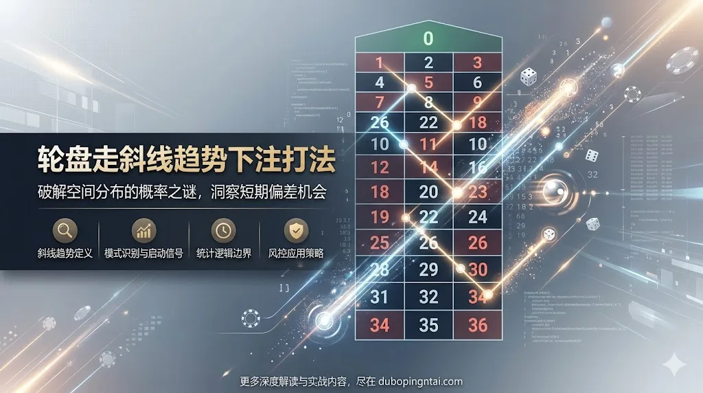 轮盘走斜线趋势下注打法