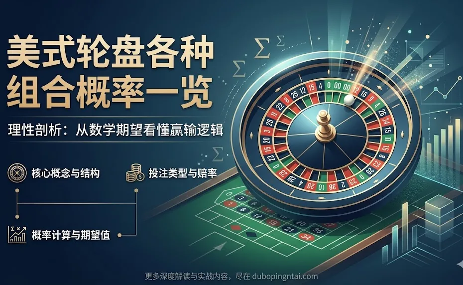 美式轮盘各种组合概率一览