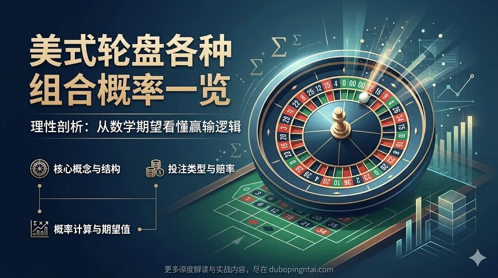 美式轮盘各种组合概率一览