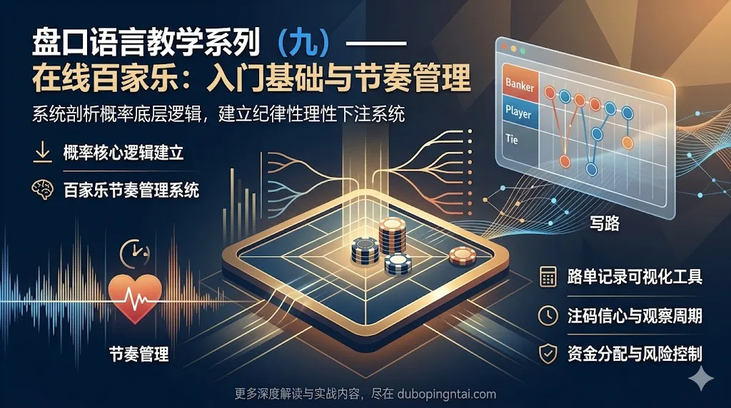 盘口语言教学系列九——在线百家乐的入门基础与节奏管理