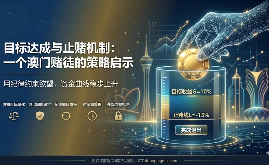 盘口语言教学系列七——目标达成与止赌机制：一个澳门赌徒的策略启示