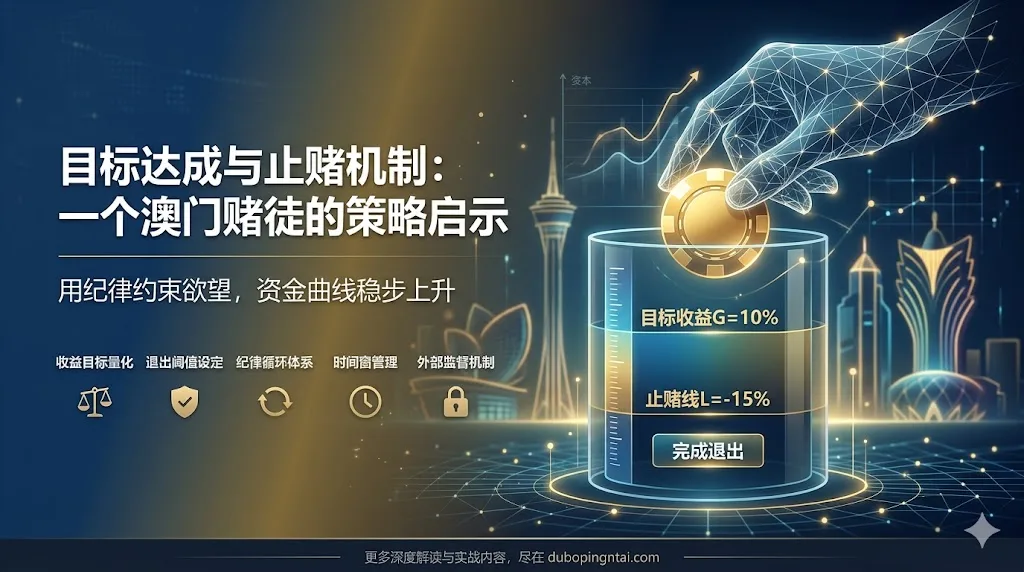 盘口语言教学系列七——目标达成与止赌机制：一个澳门赌徒的策略启示