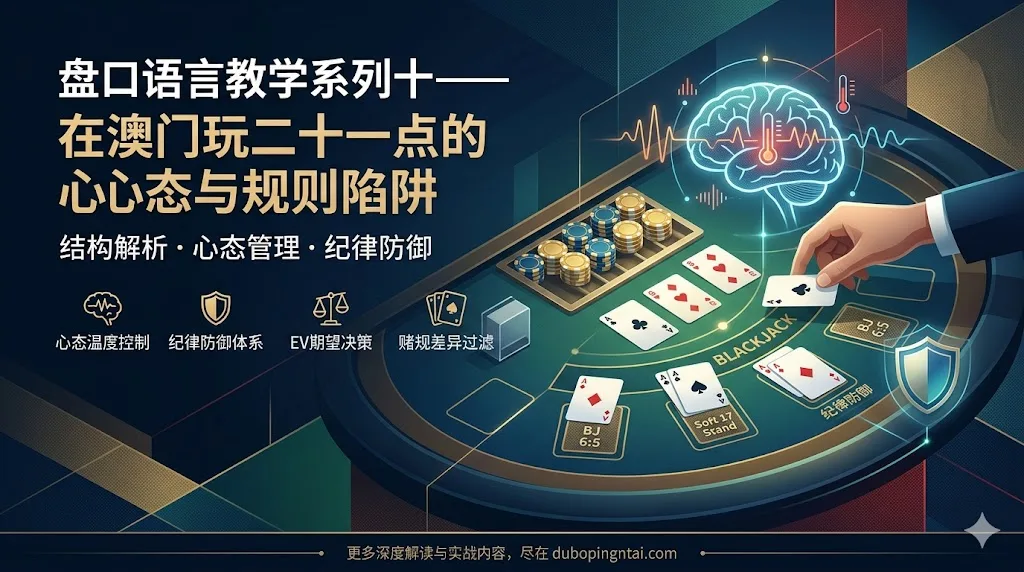 盘口语言教学系列十——在澳门玩二十一点的心态与规则陷阱