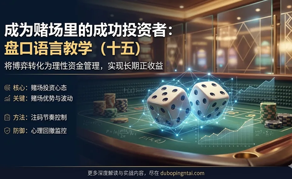 盘口语言教学系列十五——成为赌场里的成功投资者