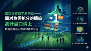 盘口语言教学系列五——面对急需抢分的弱旅高开盘口诱上