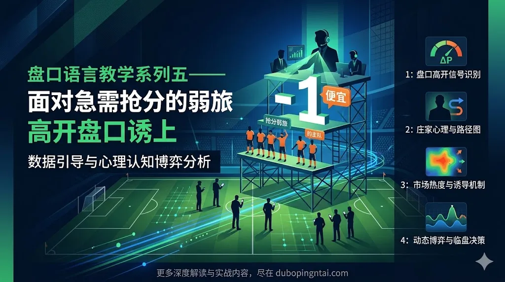 盘口语言教学系列五——面对急需抢分的弱旅高开盘口诱上