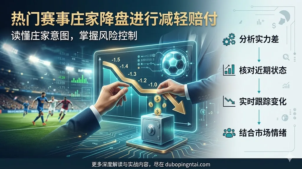 盘口语言教学系列一——热门赛事庄家降盘进行减轻赔付