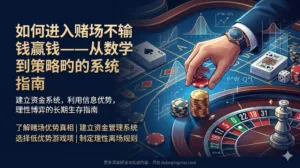 如何进入赌场不输钱或赢钱——从数学到策略的系统指南