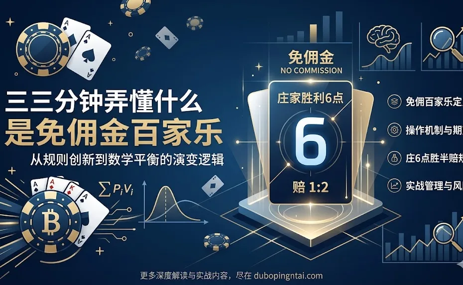 三分钟弄懂什么是免佣金百家乐：从规则创新到数学平衡的演变逻辑