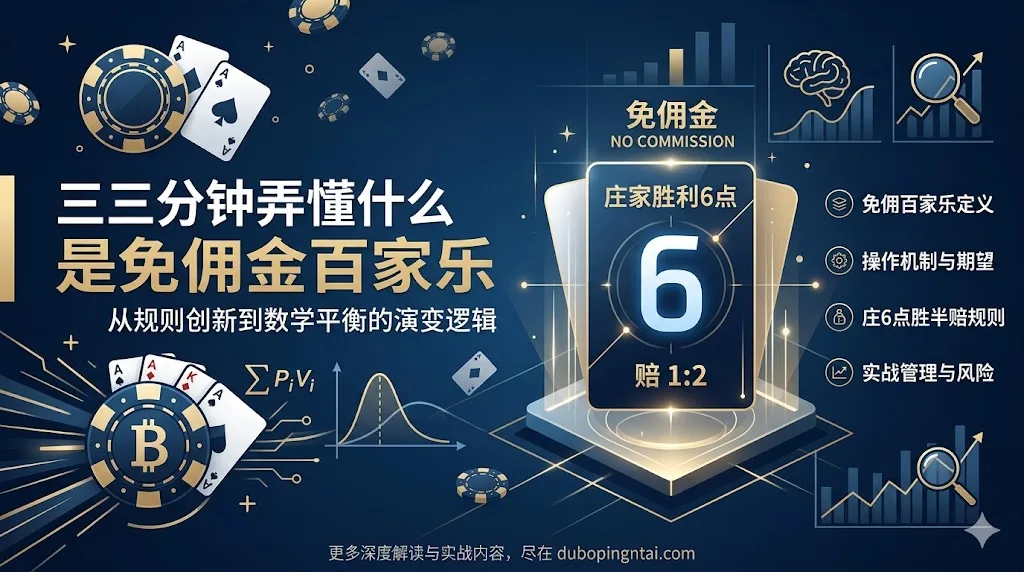 三分钟弄懂什么是免佣金百家乐：从规则创新到数学平衡的演变逻辑