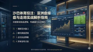 沙巴体育投注亚洲盘操盘与走地盘实战解析指南