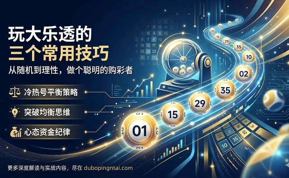 玩大乐透的三个常用技巧——从随机到理性，做个聪明的购彩者