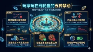 玩家玩在线轮盘的五种禁忌——理性下注与行为自控的系统法则