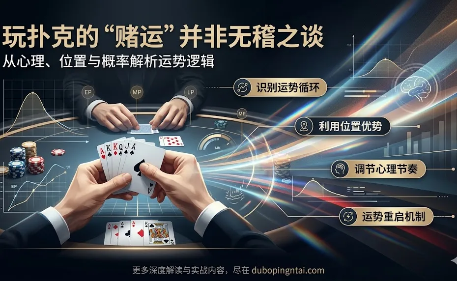 玩扑克的“赌运”并非无稽之谈——从心理、位置与概率解析运势逻辑