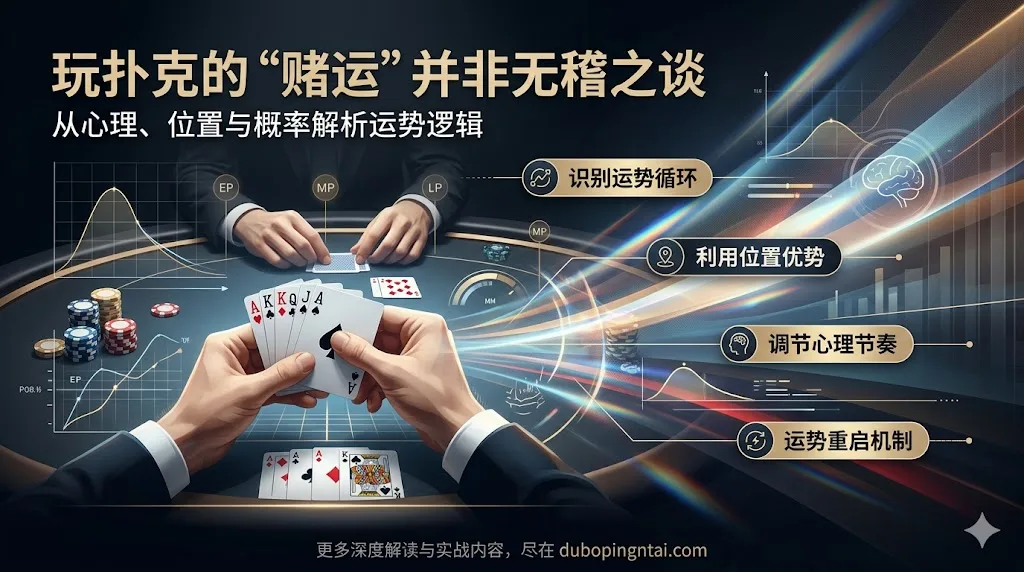 玩扑克的“赌运”并非无稽之谈——从心理、位置与概率解析运势逻辑