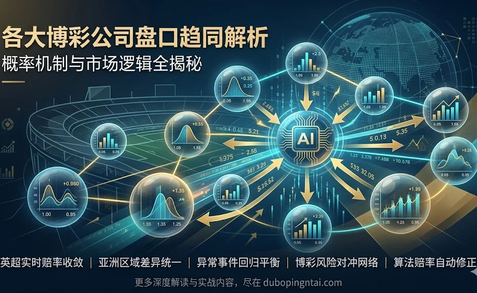 为什么各大博彩公司的体育盘口几乎一样：赔率系统的概率机制与市场逻辑全解析