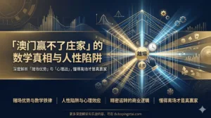 为什么你在澳门永远赢不了庄家