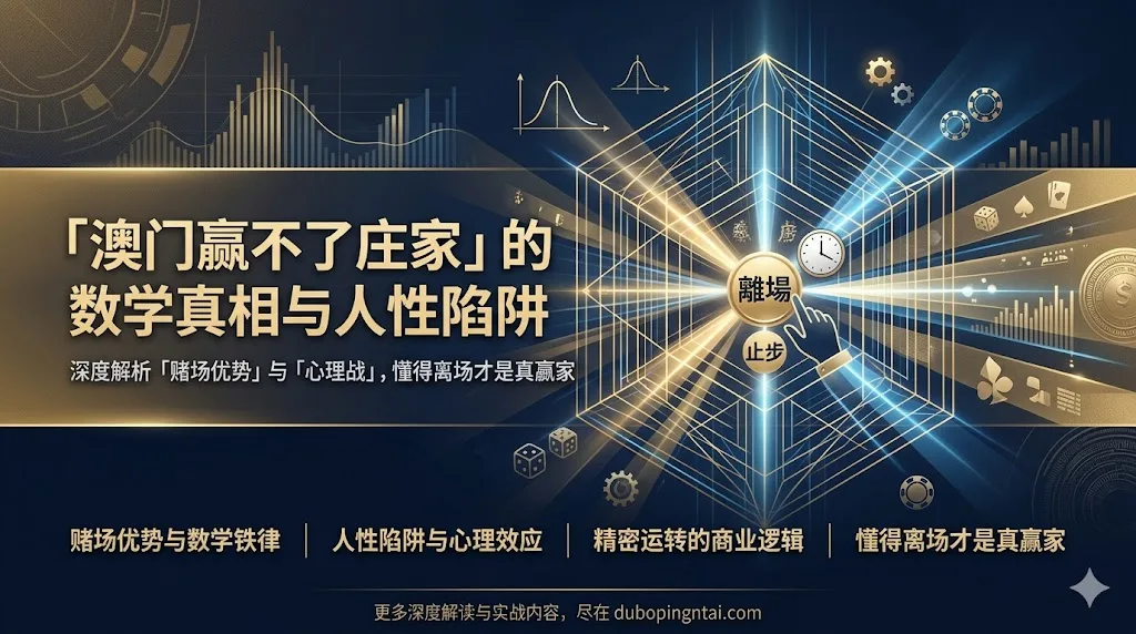 为什么你在澳门永远赢不了庄家