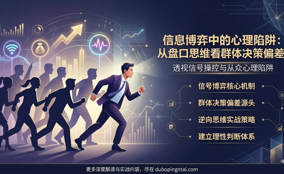 信息博弈中的心理陷阱：从盘口思维看群体决策偏差