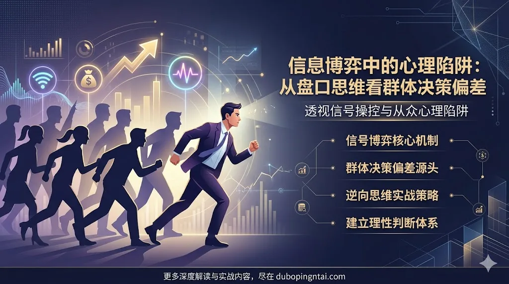 信息博弈中的心理陷阱：从盘口思维看群体决策偏差