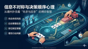 信息不对称与决策顺序心理：从德州扑克看“先手与后手”的博弈智慧