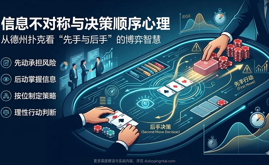 信息不对称与决策顺序心理：从德州扑克看“先手与后手”的博弈智慧