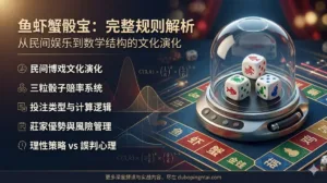 鱼虾蟹骰宝：从民间娱乐到数学结构的完整规则解析