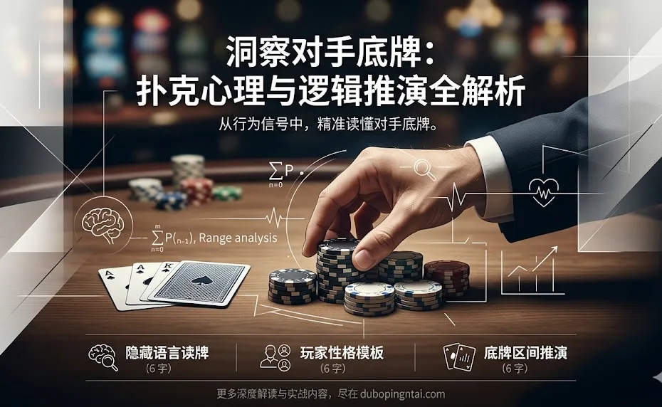在扑克牌局中如何推测对手底牌的强弱