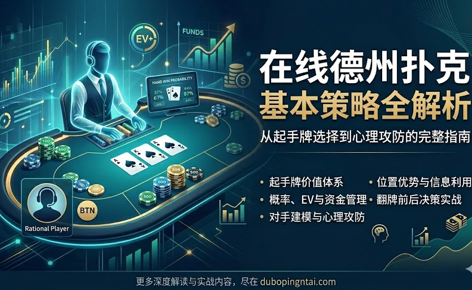 在线德州扑克基本策略全解析：从起手牌选择到心理攻防的完整指南