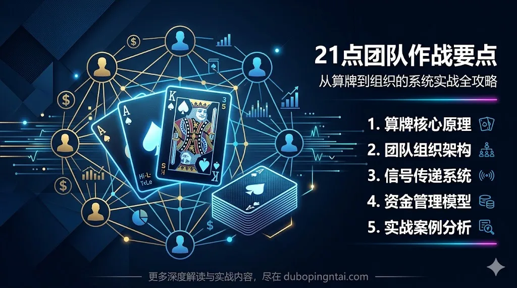 21点团队作战要点：从算牌到组织的系统实战全攻略