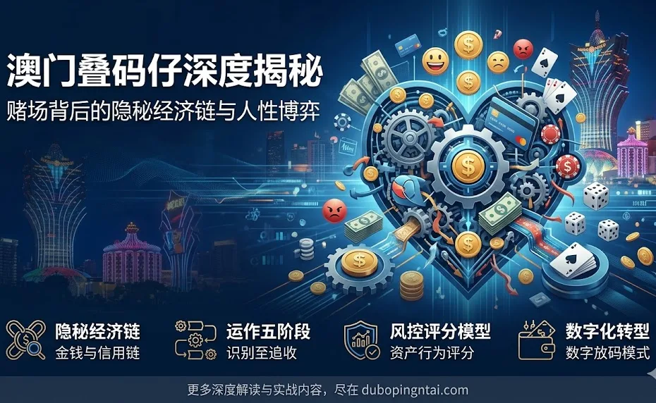 澳门叠码仔深度揭秘：赌场背后的隐秘经济链与人性博弈