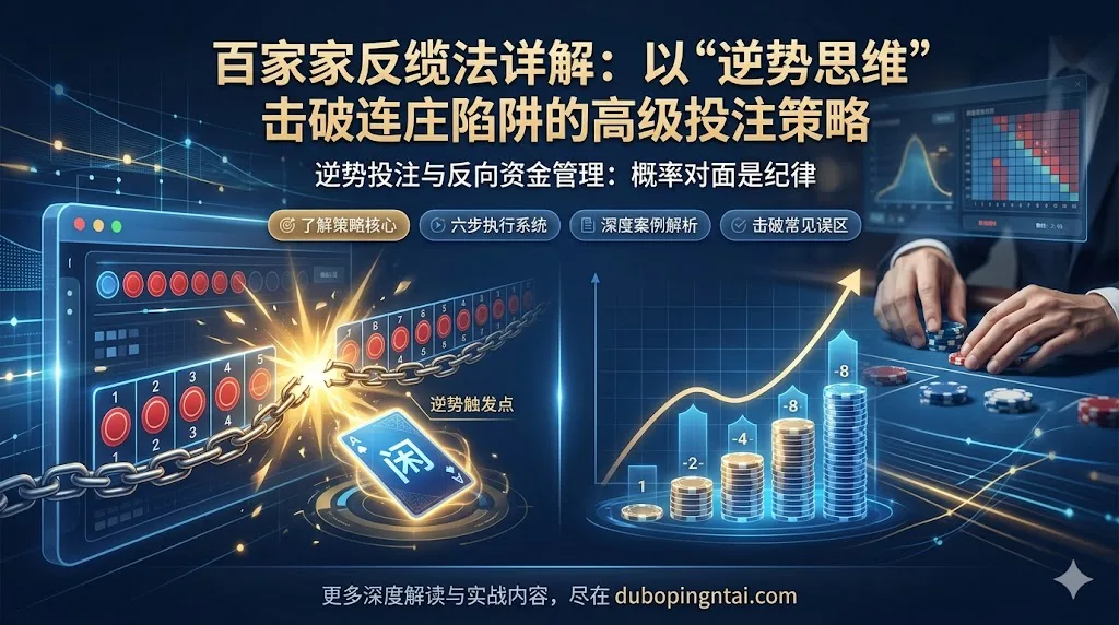 百家乐反缆法详解：以“逆势思维”击破连庄陷阱的高级投注策略