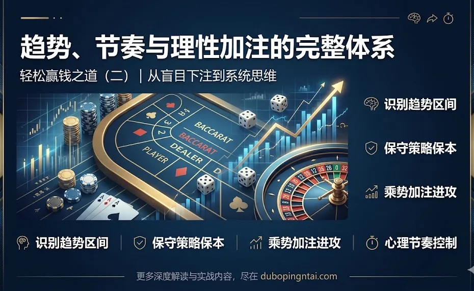 百家乐、骰子、轮盘轻松赢钱之道（二）：趋势、节奏与理性加注的完整体系