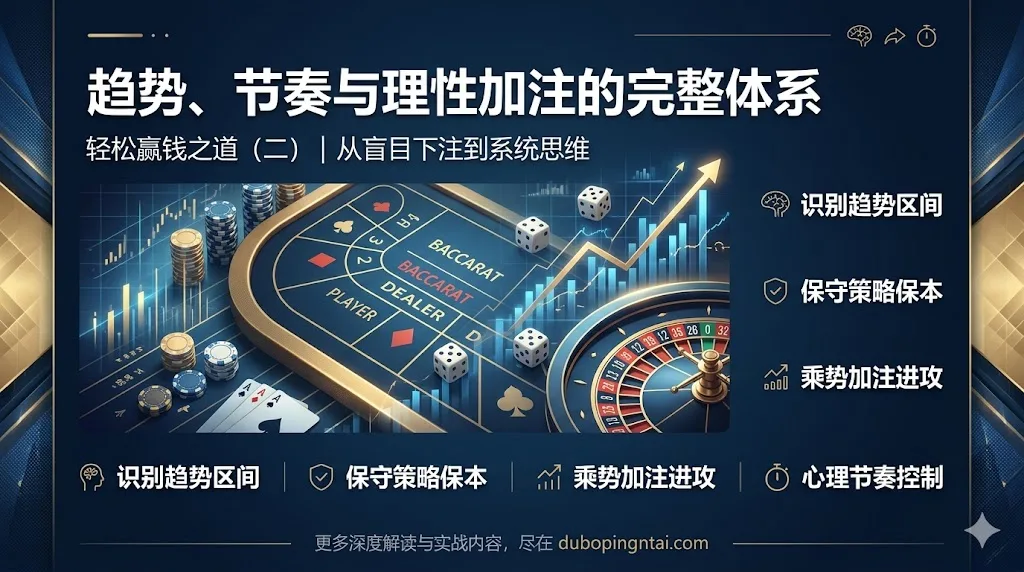 百家乐、骰子、轮盘轻松赢钱之道（二）：趋势、节奏与理性加注的完整体系