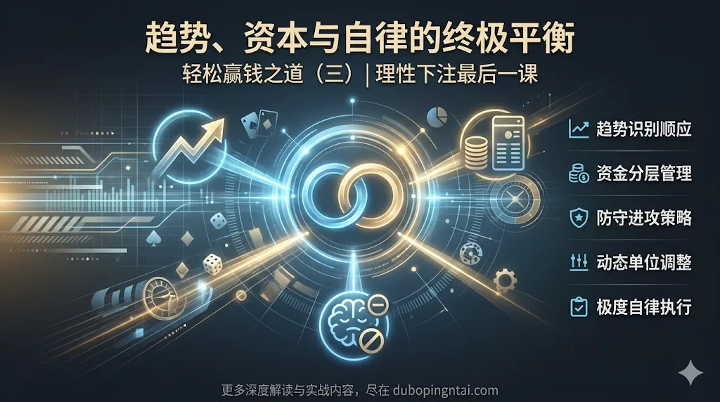 百家乐、骰子、轮盘轻松赢钱之道（三）：趋势、资本与自律的终极平衡