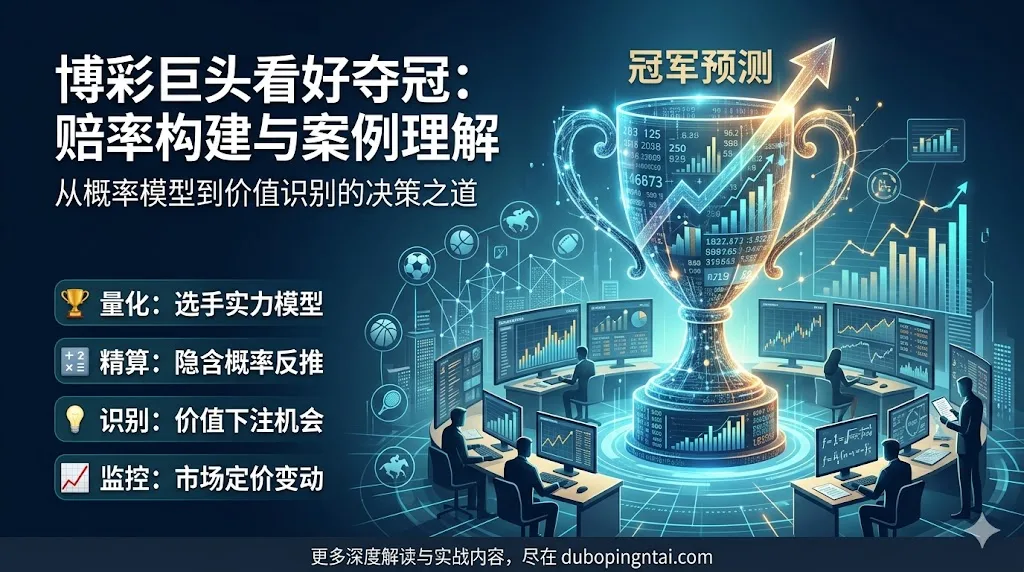 博彩公司看好夺冠、赔率差异构建与案例理解
