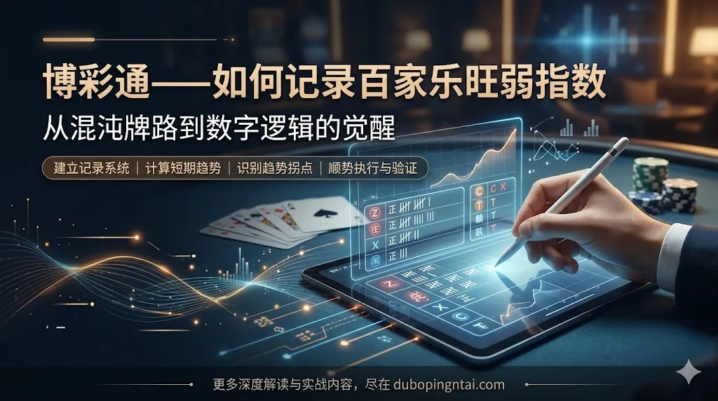 博彩通——如何记录百家乐旺弱指数