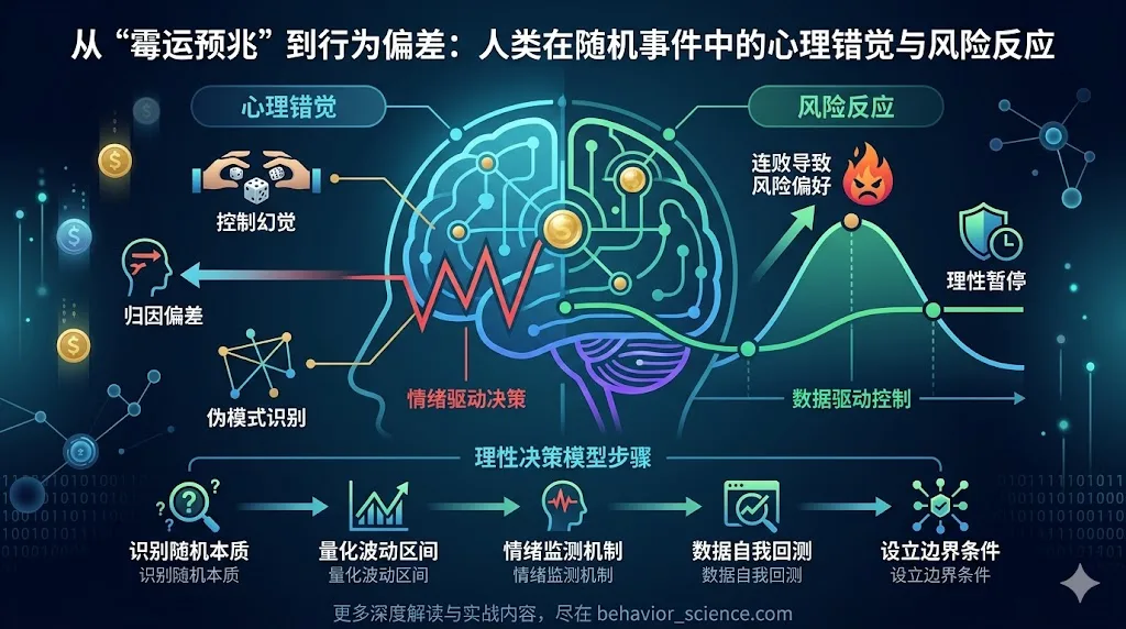 从“霉运预兆”到行为偏差：人类在随机事件中的心理错觉与风险反应