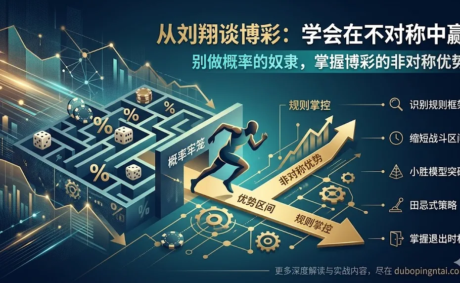 从刘翔谈博彩：别做概率的奴隶，学会在不对称中赢