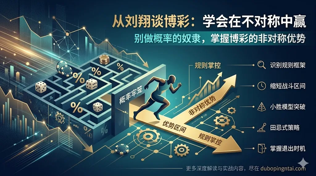 从刘翔谈博彩：别做概率的奴隶，学会在不对称中赢