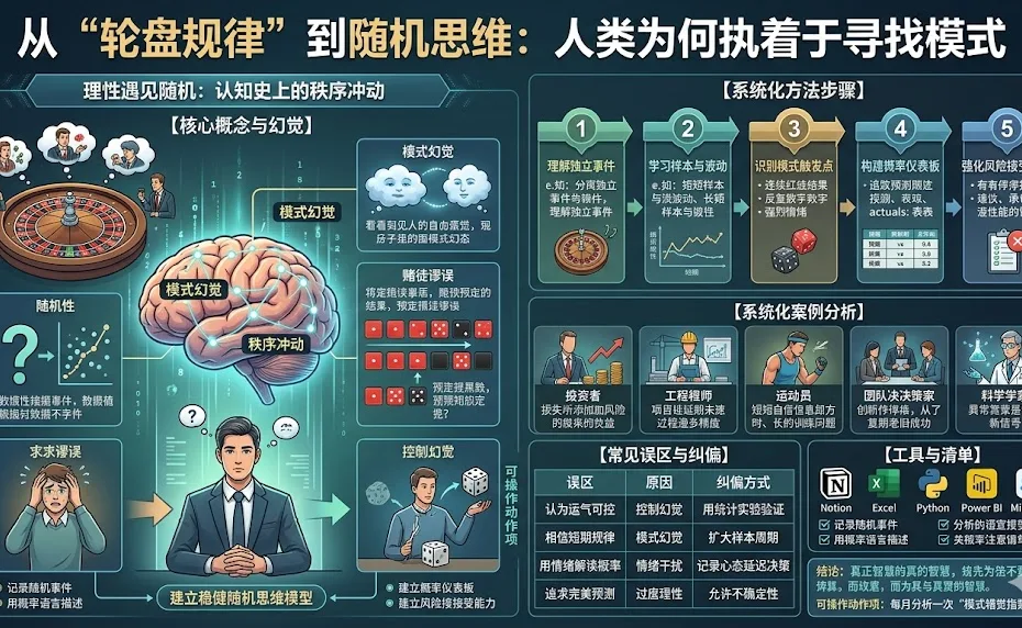 从“轮盘规律”到随机思维：人类为何执着于寻找模式