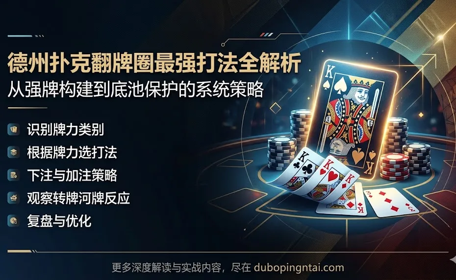 德州扑克翻牌圈最强打法全解析：从强牌构建到底池保护的系统策略