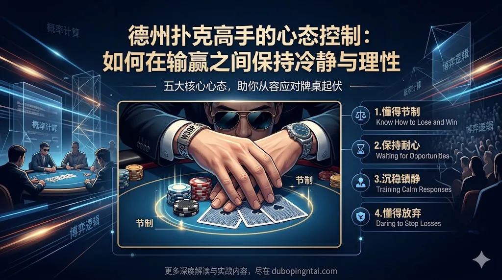 德州扑克高手的心态控制：如何在输赢之间保持冷静与理性