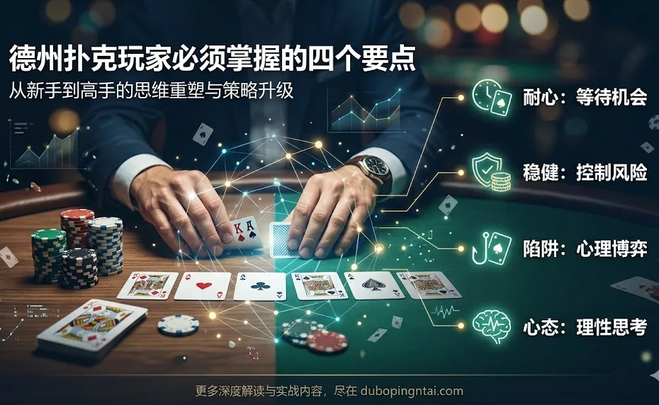 德州扑克玩家必须掌握的四个要点 ——从新手到高手的思维重塑与策略升级