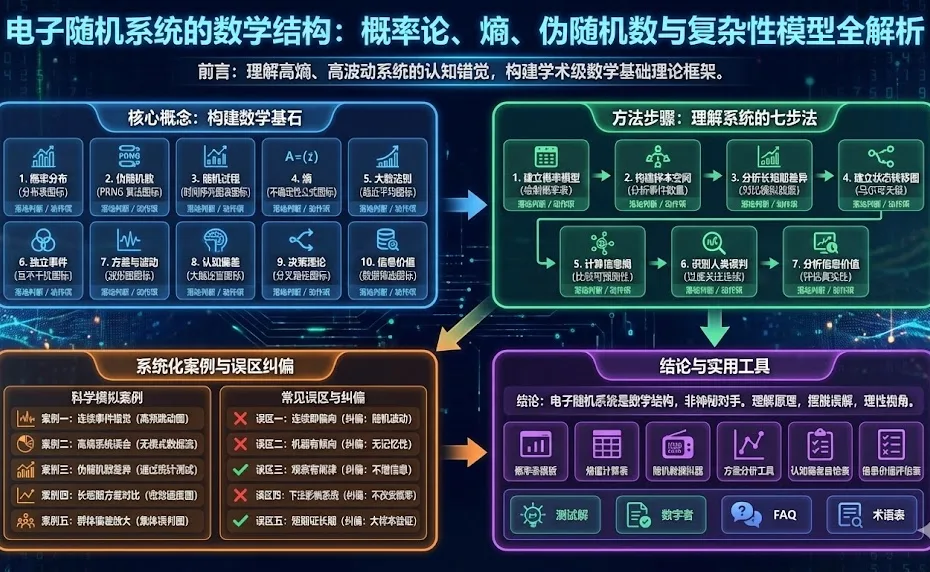 电子随机系统的数学结构：概率论、熵、伪随机数与复杂性模型全解析