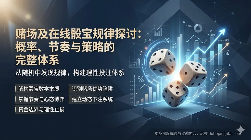赌场及在线骰宝规律探讨：概率、节奏与策略的完整体系