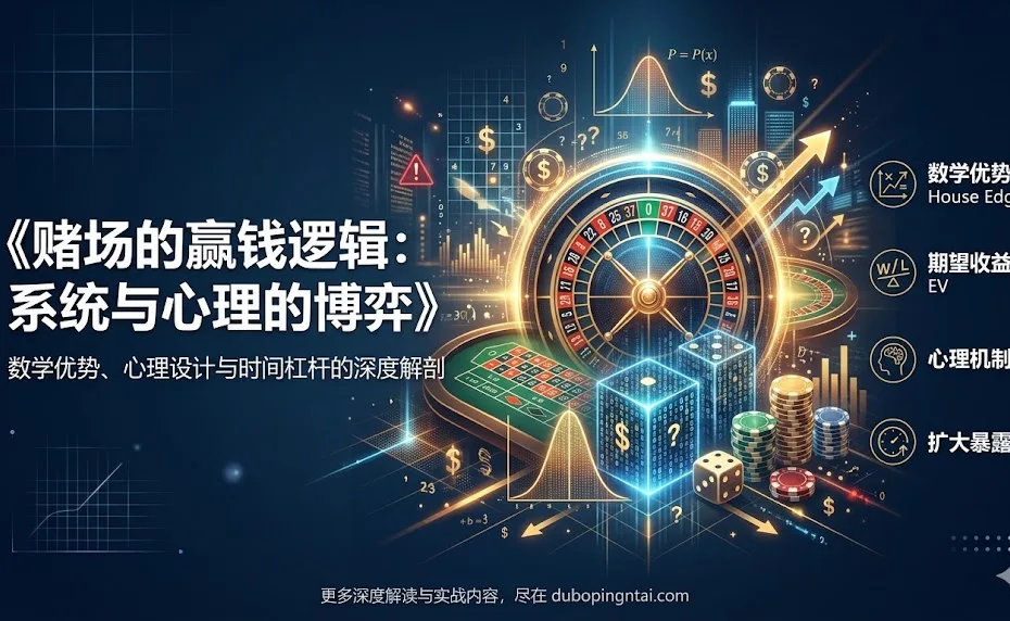 赌场是如何赢钱的——概率机制、心理策略与逆向思维的系统分析