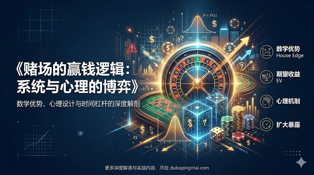赌场是如何赢钱的——概率机制、心理策略与逆向思维的系统分析