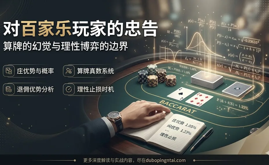 对百家乐玩家的忠告｜算牌的幻觉与理性博弈的边界