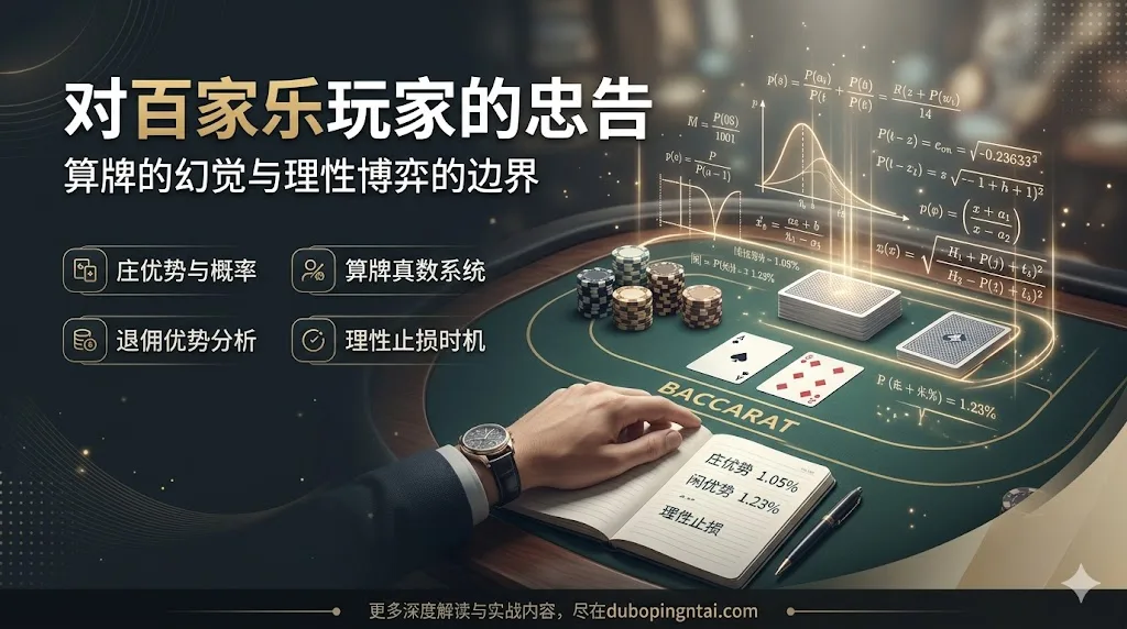 对百家乐玩家的忠告｜算牌的幻觉与理性博弈的边界
